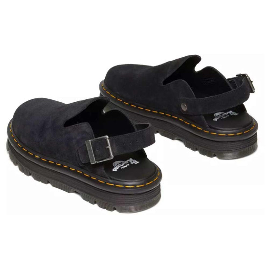 Dr.Martens Zebzag Suede Casual Slingback Platform Mules